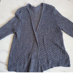 Sweater Dress Barn Loose Weave Open Cardigan
